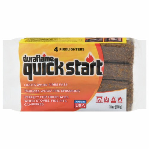 Duraflame® Quick Start Fire-Lighters - 4 Count Perspective: front