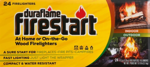 Duraflame Firestart Indoor & Outdoor Wood Firelighters Perspective: front