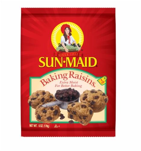 Sun-Maid Extra Moist Baking Raisins Perspective: front
