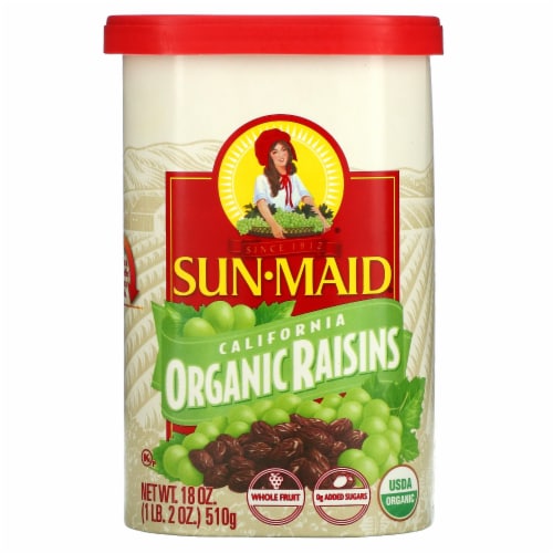 Sun-Maid® Organic California Raisins Perspective: front