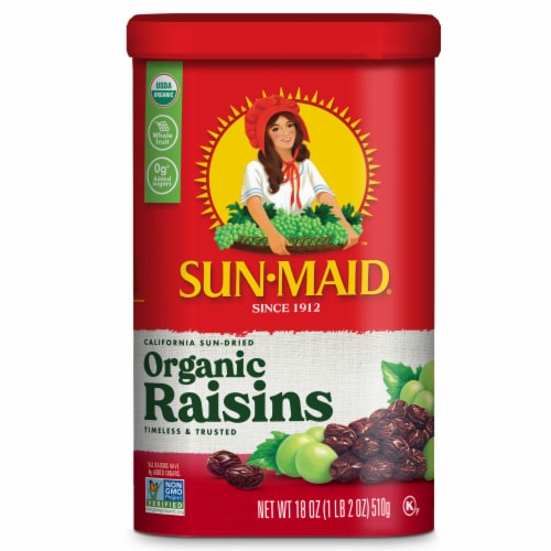 Sun-Maid® Organic California Raisins Perspective: front