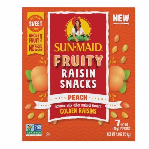 Sun-Maid® Fruity Peach Raisin Snacks, 7 ct / 0.7 oz - Pay Less Super ...