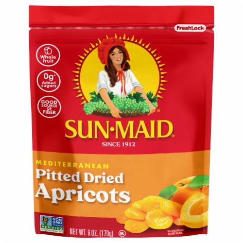 Sun-Maid® Mediterranean Pitted Dried Apricot Perspective: front