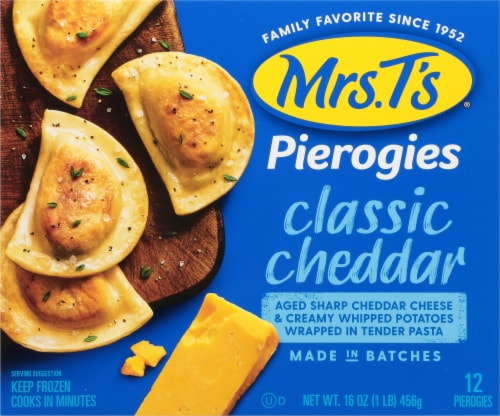 Mrs. T's® Classic Cheddar Pierogies Perspective: front