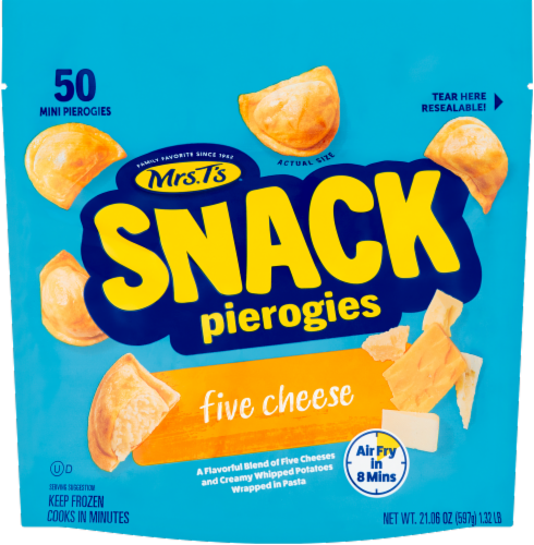 Mrs. T's Snack Pierogies Perspective: front