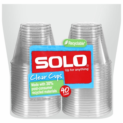 Solo® Ultra Clear Cups Perspective: front