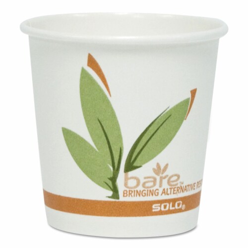 SOLO CUPS Bare Eco-Forward PCF Paper Hot Cups 20 oz 600/Carton 420RC Perspective: front