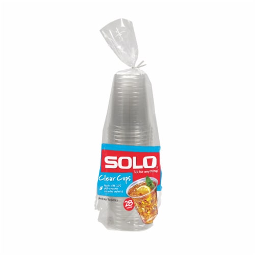 Solo Clear Cups, 28 ct / 18 oz - Kroger