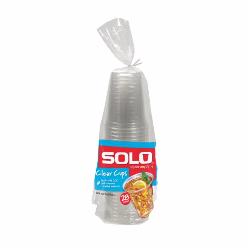 Solo Clear Plastic Cups Perspective: front