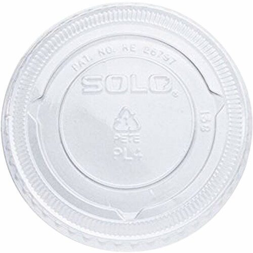 Solo® Dart Souffle Cup Lids Perspective: front