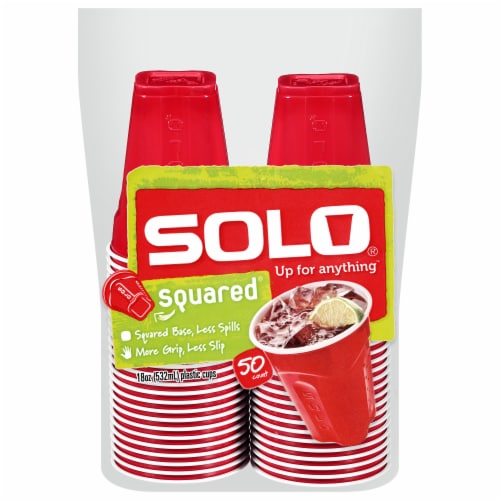 Solo® Squared® Cups - Red Perspective: front