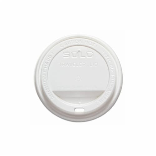 Solo® Traveler Cappuccino Style Dome Lids Perspective: front