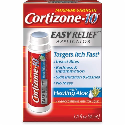 Cortizone 10 Maximum Strength Easy Relief Applicator with Healing Aloe Perspective: front