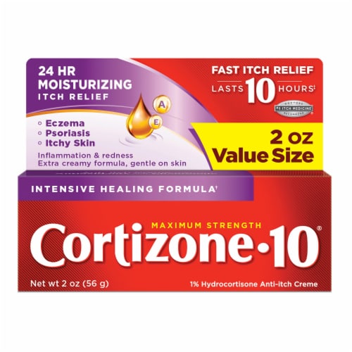 Cortizone 10 Intensive Healing Anti Itch Creme Perspective: front