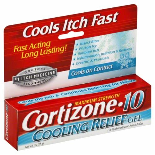 Cortizone 10 Maximum Strength Cooling Relief Anti-Itch Gel Perspective: front