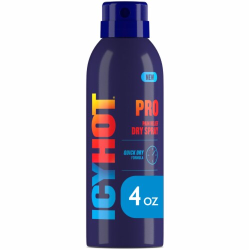 Icy Hot Pro Quick Drying Pain Relief Camphor and Menthol Spray Perspective: front
