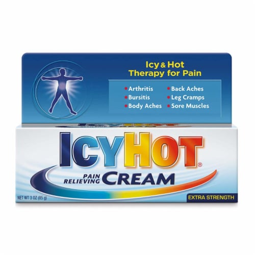 Icy Hot® Extra Strength Pain Relief Cream Perspective: front