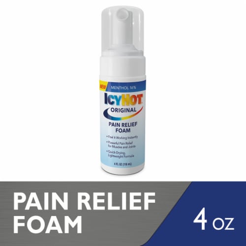 Icy Hot Original Pain Relief Foam Perspective: front