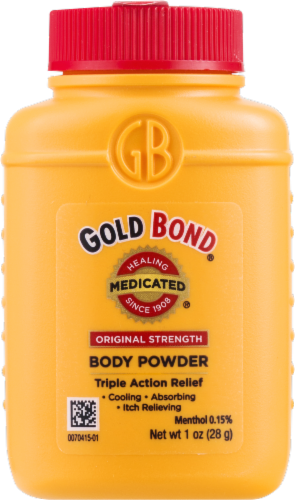Gold Bond Original Strength Triple Action Relief Body Powder Perspective: front
