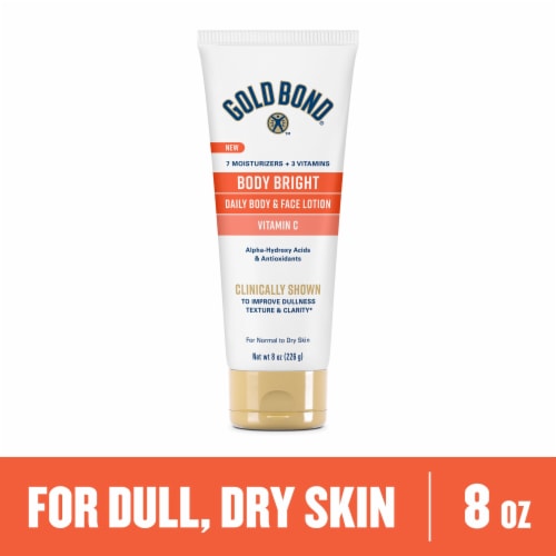 Gold Bond Body Bright Daily Body & Face Lotion With Vitamin C Perspective: front