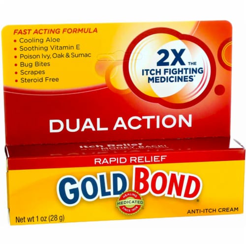 Gold Bond® Medicated Rapid Relief Anti-Itch Cream Perspective: front