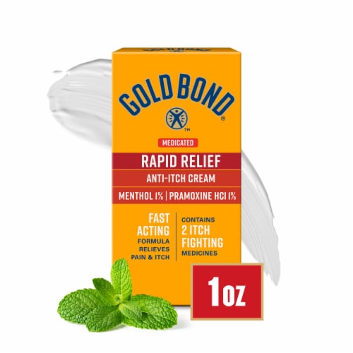 Gold Bond® Medicated Rapid Relief Anti-Itch Cream Perspective: front
