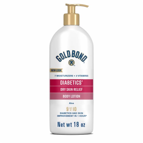 Gold Bond® Diabetics' Dry Skin Relief Body Lotion With Aloe Perspective: front