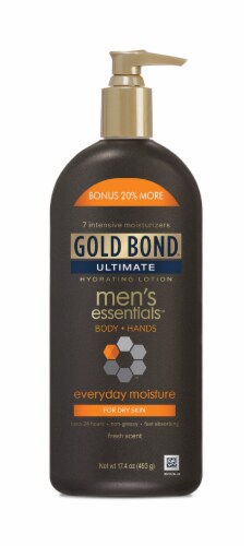 Gold Bond Ultimate Men's Essentials Everyday Moisture Hydrating Lotion Perspective: front