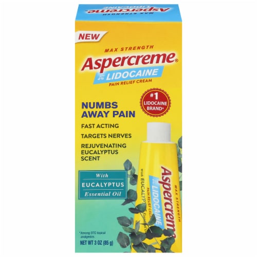 Aspercreme® Max Strength Lidocaine Pain Relief Cream Perspective: front