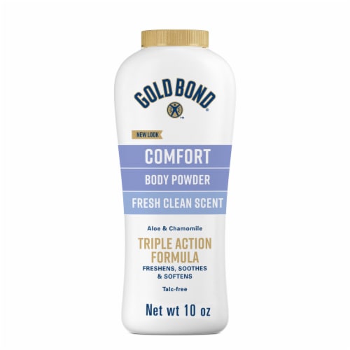 Gold Bond® Comfort Talc-Free Fresh Clean Scent Body Powder Perspective: front