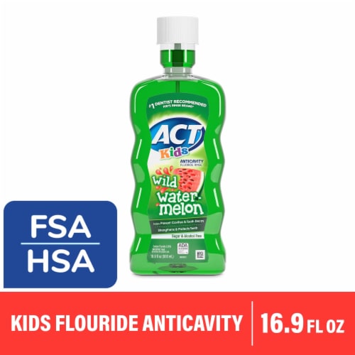 ACT Kids Anticavity Wild Watermelon Fluoride Rinse