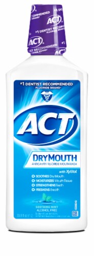 Act® Dry Mouth Soothing Mint Mouthwash Perspective: front