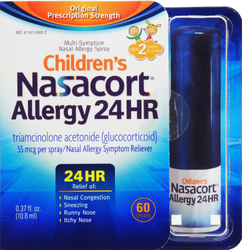 Children's Nasacort Allergy 24-Hr Relief Spray Perspective: front