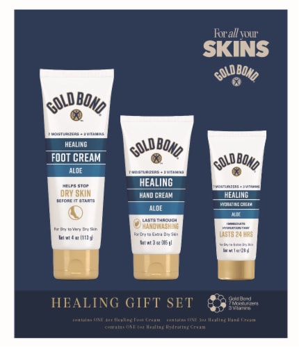 Gold Bond® 3 Piece Assorted Healing Cream Gift Set Perspective: front