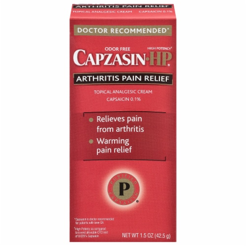 Capzasin High Potency Arthritis Pain Relief Creme Perspective: front