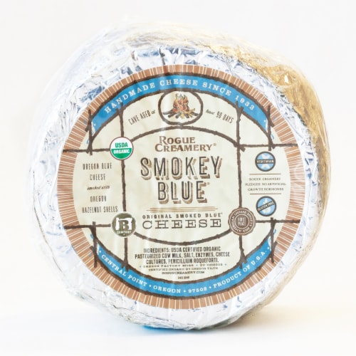 Rogue Creamery Organic Smokey Blue Cheese Perspective: front