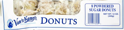 Van De Kamp's Powdered Sugar Donuts Perspective: front