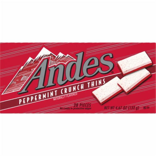 Andes® Peppermint Crunch Thins 4.67 oz Perspective: front