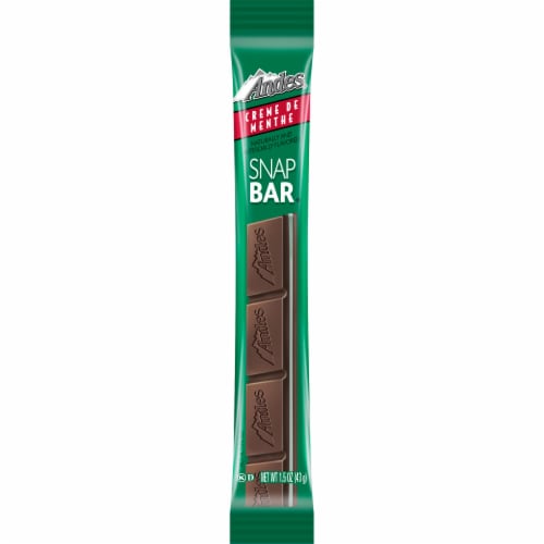Andes Creme De Menthe Snap Bar Perspective: front