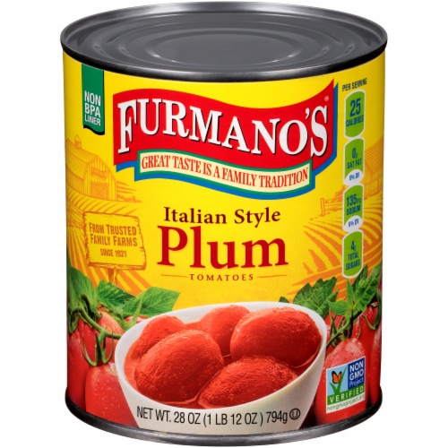 Furmano's® Italian Style Plum Tomatoes Perspective: front