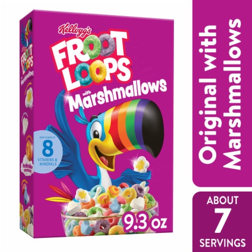 Kellogg's® Froot Loops Original with Marshmallows Cereal Perspective: front