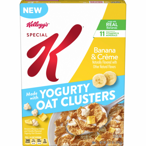 Special K Banana & Creme Cereal 13.1 oz Perspective: front