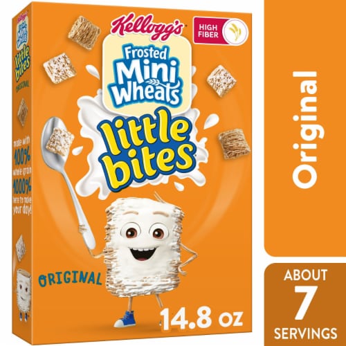 Kellogg's® Frosted Mini-Wheats Little Bites Cereal Perspective: front