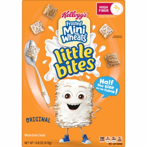 Kellogg's® Frosted Mini-Wheats Little Bites Cereal Perspective: front