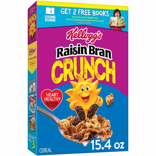 Kellogg's® Raisin Bran Crunch Cereal Perspective: front