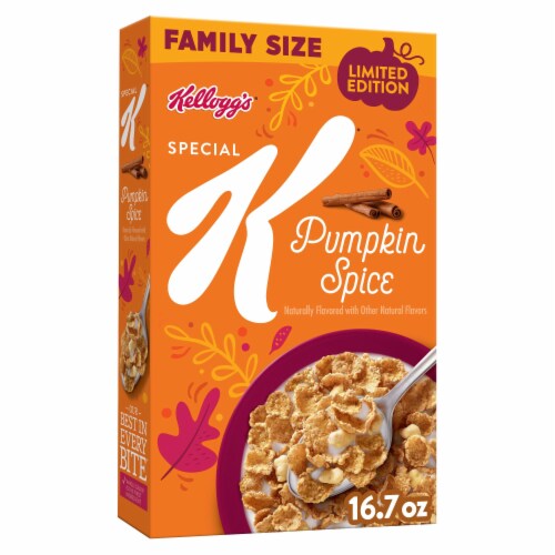 Kellogg's® Special K Pumpkin Spice Family Size Cereal Perspective: front