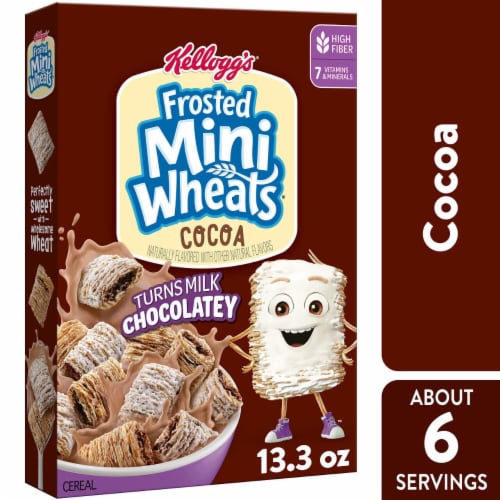 Kellogg's® Frosted Mini-Wheats Cocoa Cereal Perspective: front