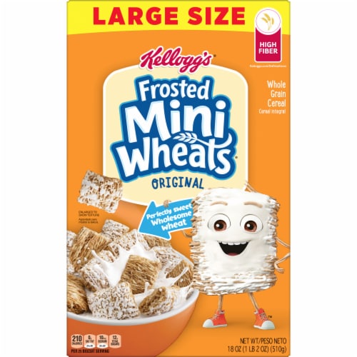 Kellogg's® Frosted Mini-Wheats Cereal Perspective: front