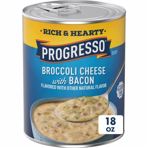 Progresso™ Rich & Hearty Gluten Free Broccoli Cheese With Bacon Soup Perspective: front