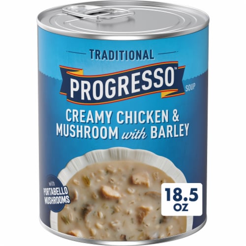 Progresso Traditional Creamy Chicken & Mushroom With Barley Soup